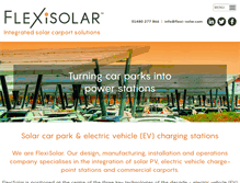 Tablet Screenshot of flexi-solar.com